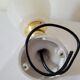 Porcelain and glass wall lamp