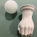 Ceramic hand wall lamp