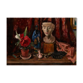 Still Life with Chinese and Egyptian Mask - Georges Pacouil
