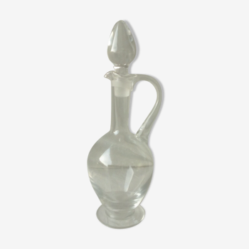 Glass or crystal ewer decanter