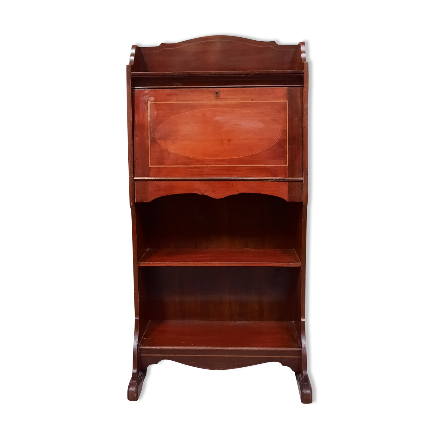 Secretaire "Bonheur du jour" anglais en acajou
