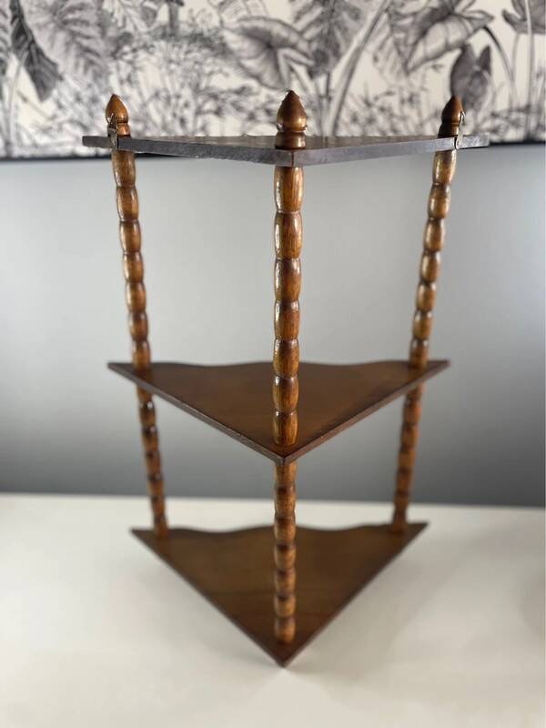 Vintage corner shelf