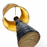 Lampe en céramique bleue