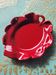Cerenne Vallauris red leaf dish
