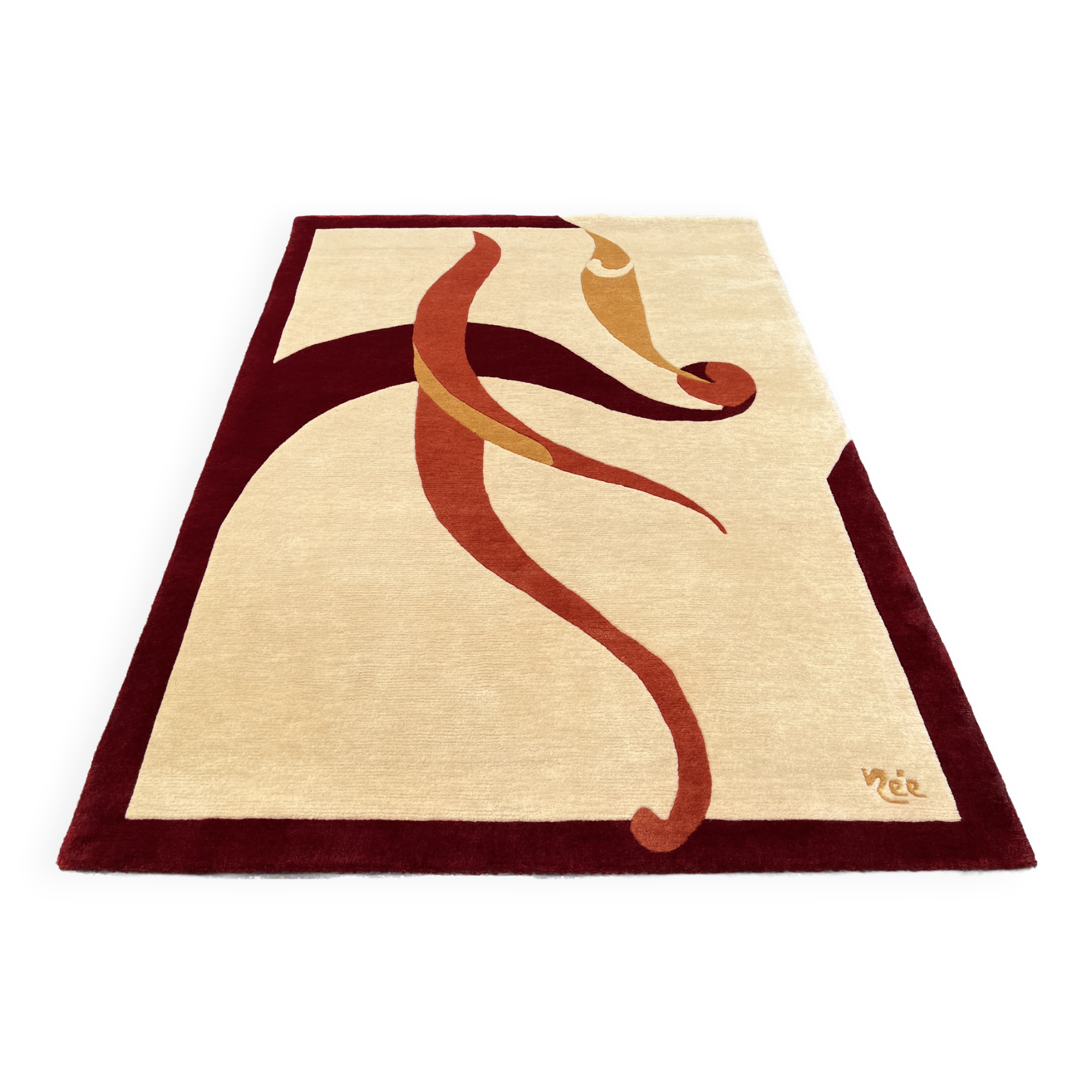 Tapis aubusson par paulette née tapis d'art 140x200cm