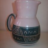 Ceramic pitcher signed Yvon Roy
