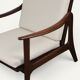 Scandinavian lounge chair in solid teak, 1960s