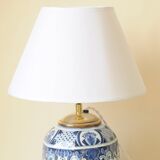 Boch Keramis Ceramic Table Lamp - Delft Style Earthenware Table Lamp