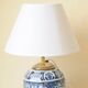Boch Keramis Ceramic Table Lamp - Delft Style Earthenware Table Lamp