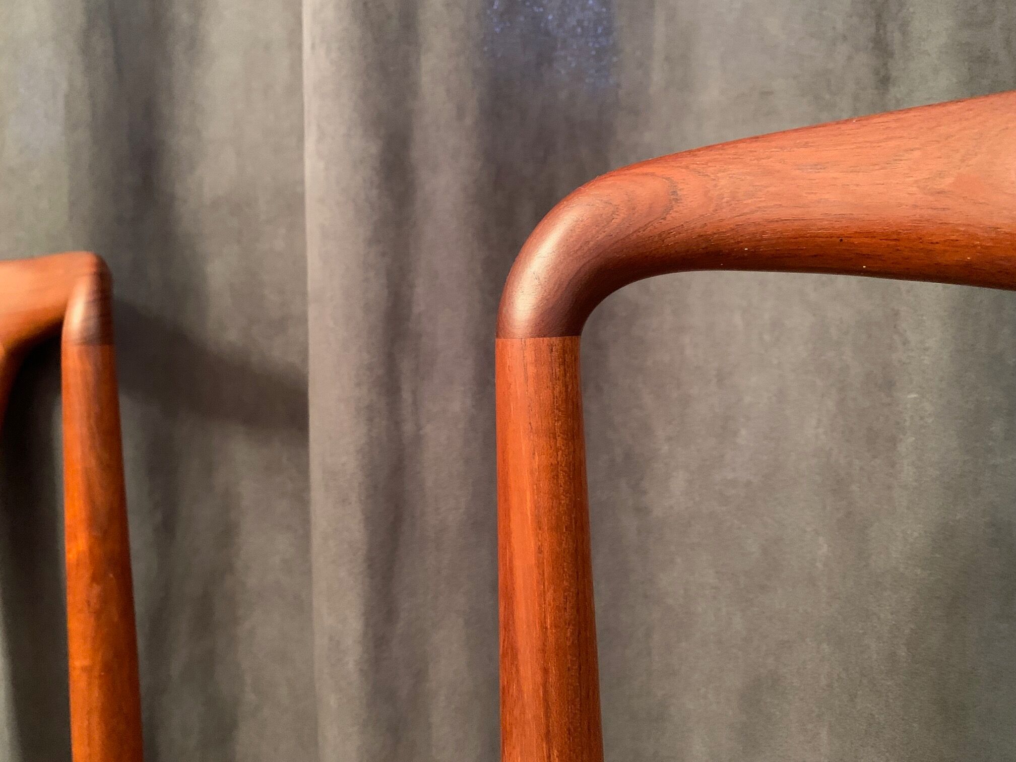 A set of four Juliane chairs by Johannes Andersen, Uldum Møbelfabrik, Denmark, 1960s.