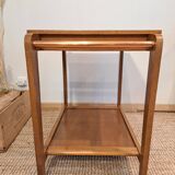 Art deco double top side table