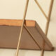 Etagère modulables string dorée