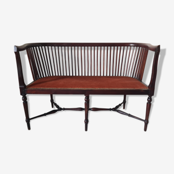 Napoleon bench in velvet 2 seats