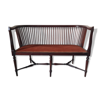 Banquette Napoléon en velour 2 places