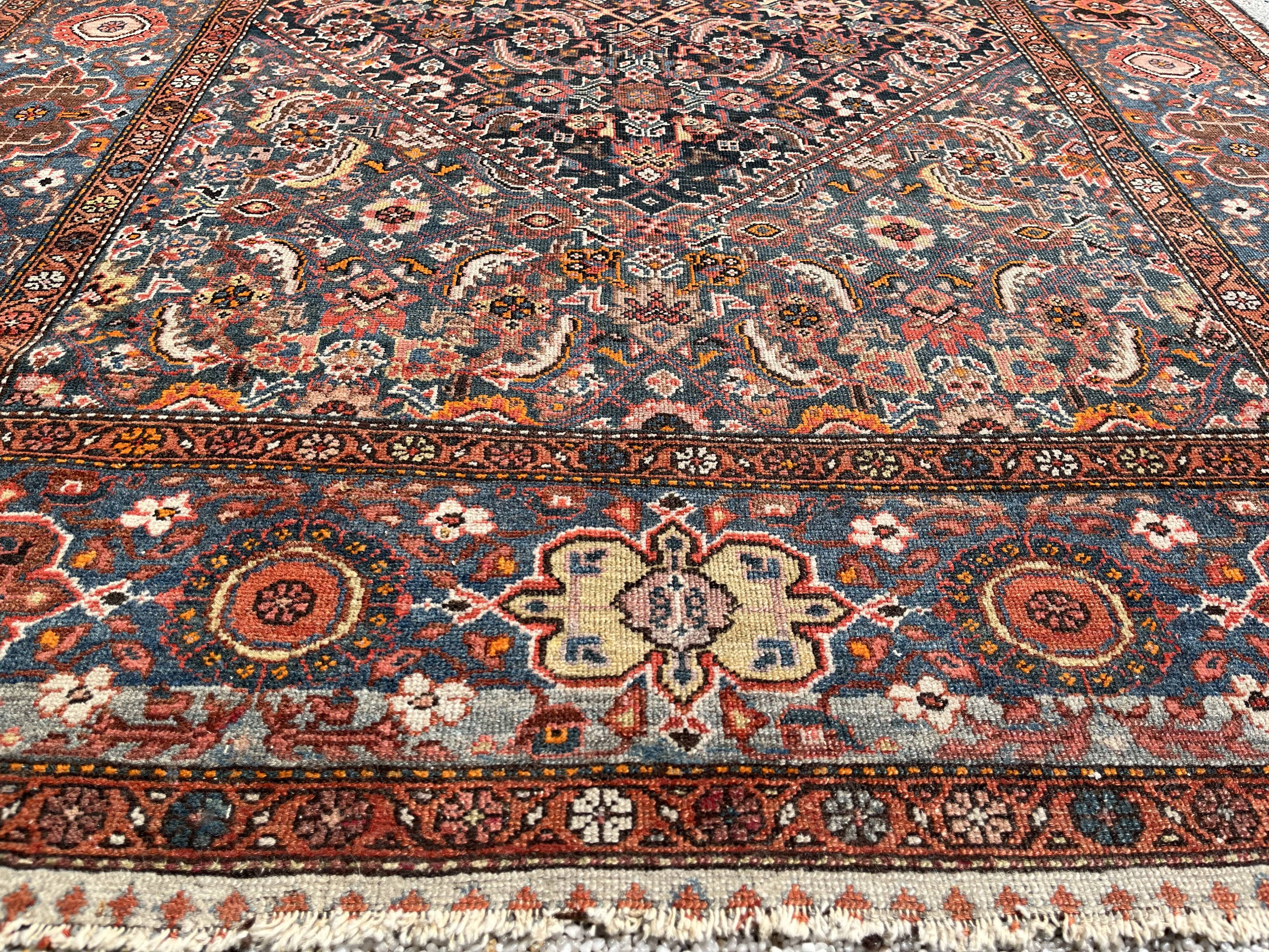 Antique Persian carpet Bakhtiari