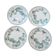 Series of 4 flat plates Terre de fer Creil et Montereau