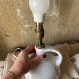 Pied de lampe en céramique vintage