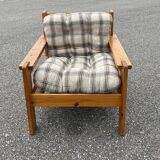 70s brutalist armchair