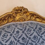 Pair of gilded bergere armchairs