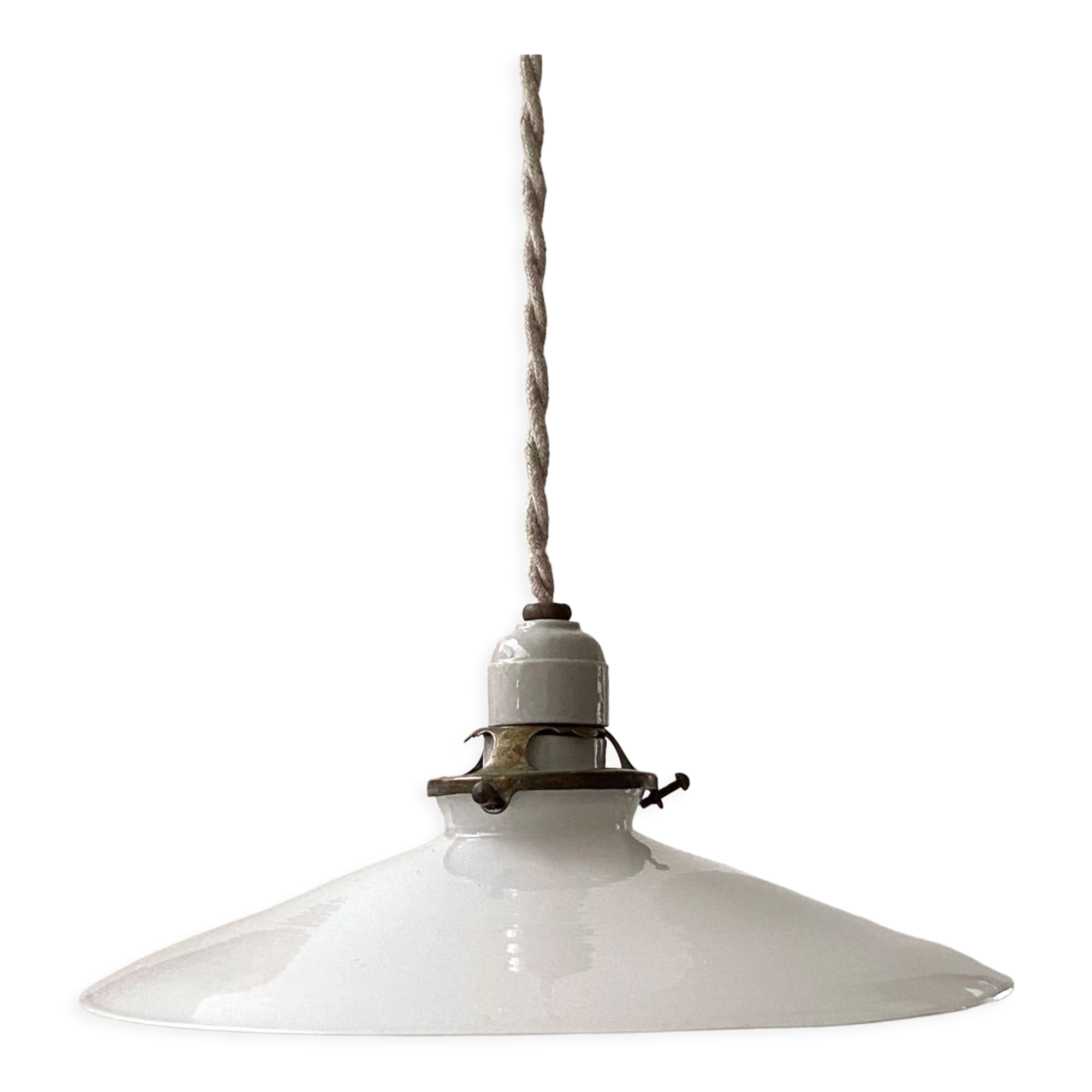 Opaline pendant light