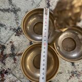 Vintage brass gold aperitif server