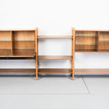 William Watting walnut wall rack Fristho Franeker, 1956