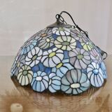 Tiffany glass paste floral suspension