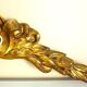 Antique gilt bronze pediment, furniture decoration, mirror, signed JF