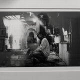 Black and white silver print photo by Marc Lafond with frame. Single draw
