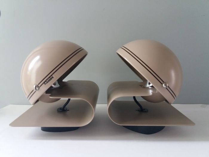 Pair of Guzzini wall sconces - "Bugia" Giuseppe Cormio