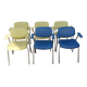 Lot de 6 chaises vintages