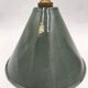 Enamelled sheet metal cone pendants