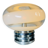 Model 1361 Sculptural Dome Glass Table Lamp By Doria Leuchten, Germany 1970S