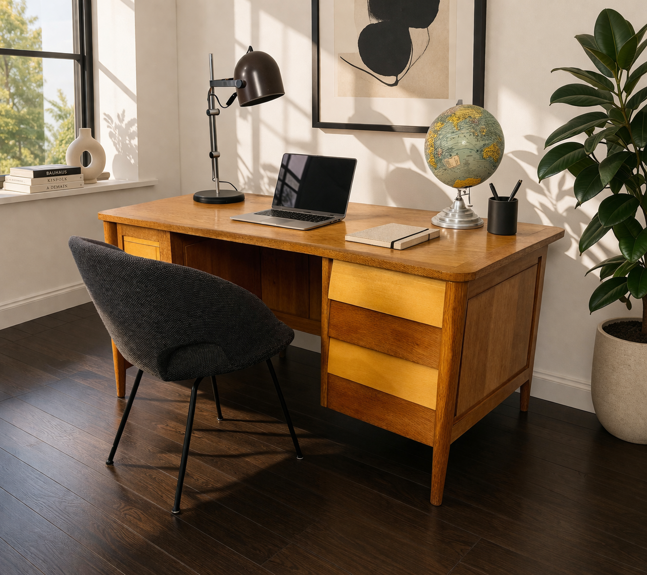 Vintage modernist desk