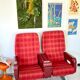 Vintage Air France aircraft chairs