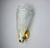 Frosted leaf wall lamp, Murano glass, Italy, 1970