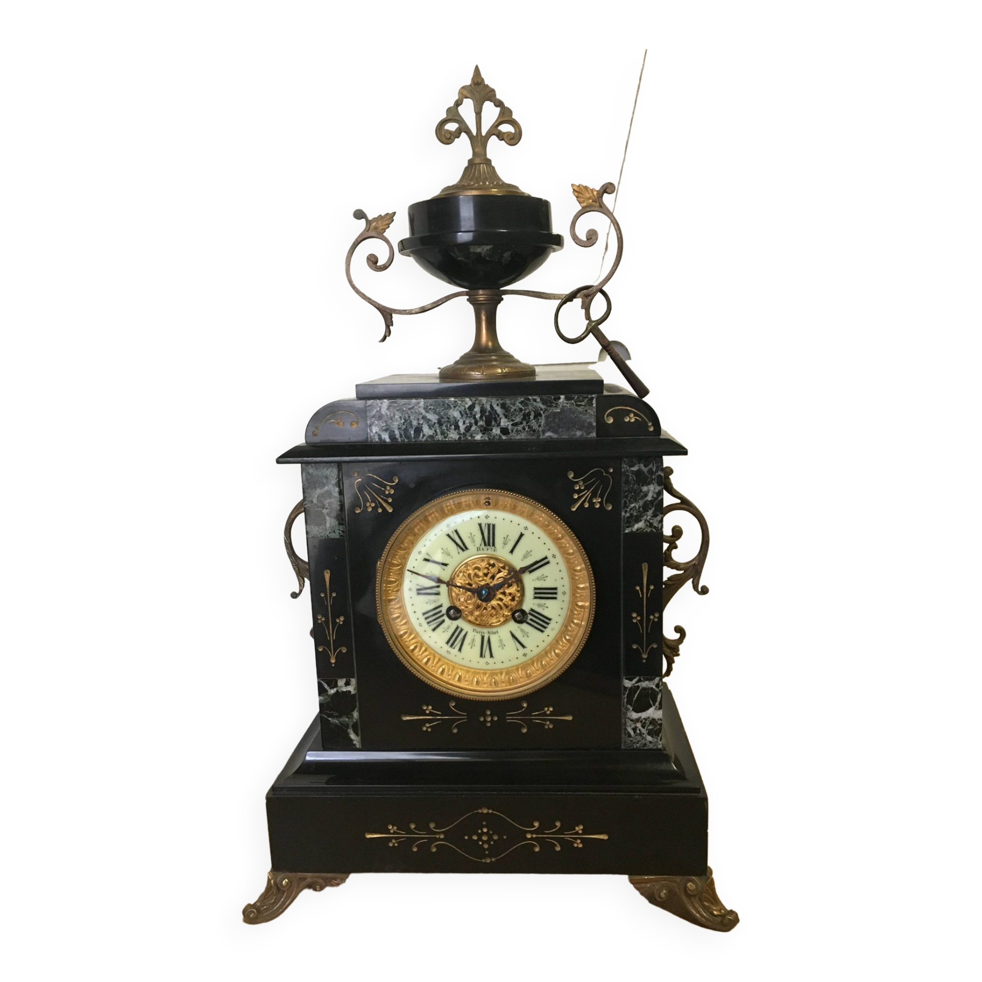 Antique clock p japy & cie 1878