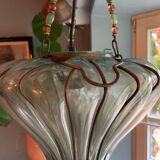 Blown glass lantern
