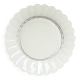 Set of 10 dessert plates flowers petals daisy Duralex Made in France 70s