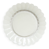 Set of 10 dessert plates flowers petals daisy Duralex Made in France 70s