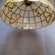 Capiz shell and brass pendant light