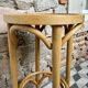 Tabouret bar haut bois courbé
