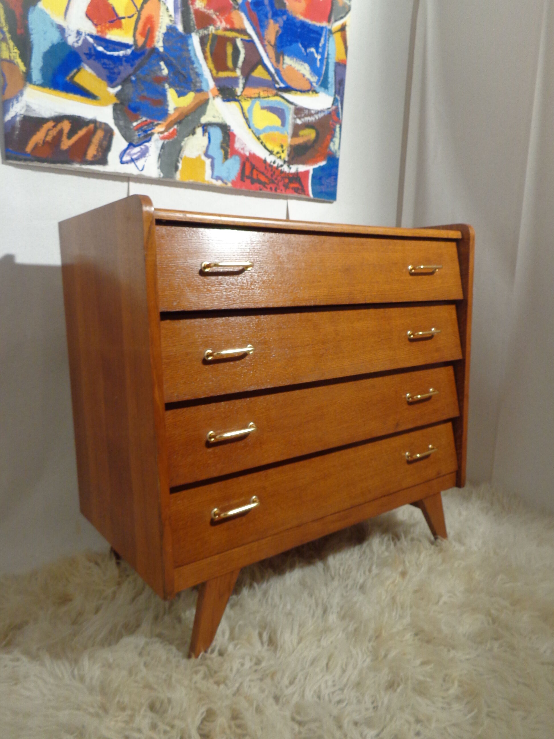 Dresser vintage 50s compass feet