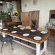Table de ferme brutaliste