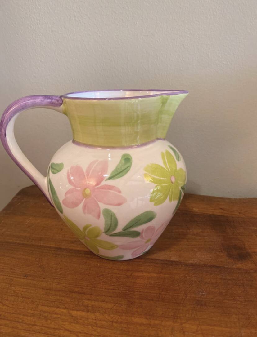 Flowery carafe