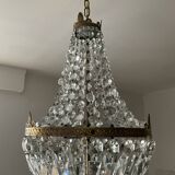 Hot Air Balloon Chandelier with Brass Tassels