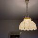 Vintage white kitchen lamp small chandelier