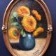 Édouard Pauporté, Pot of zinnais (circa 1920)