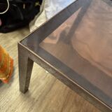 Glass coffee table
