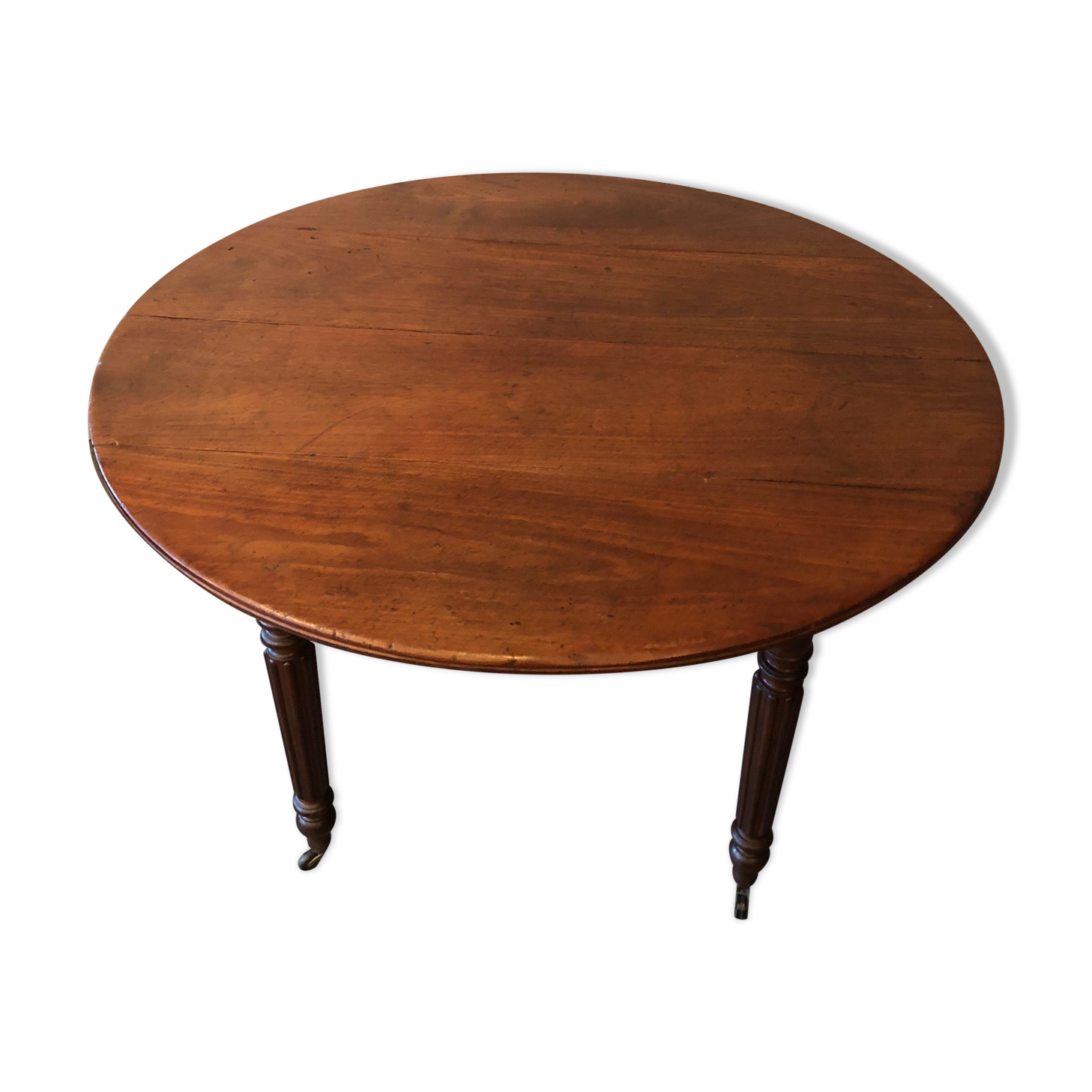 Round table with flaps diameter 97 cm